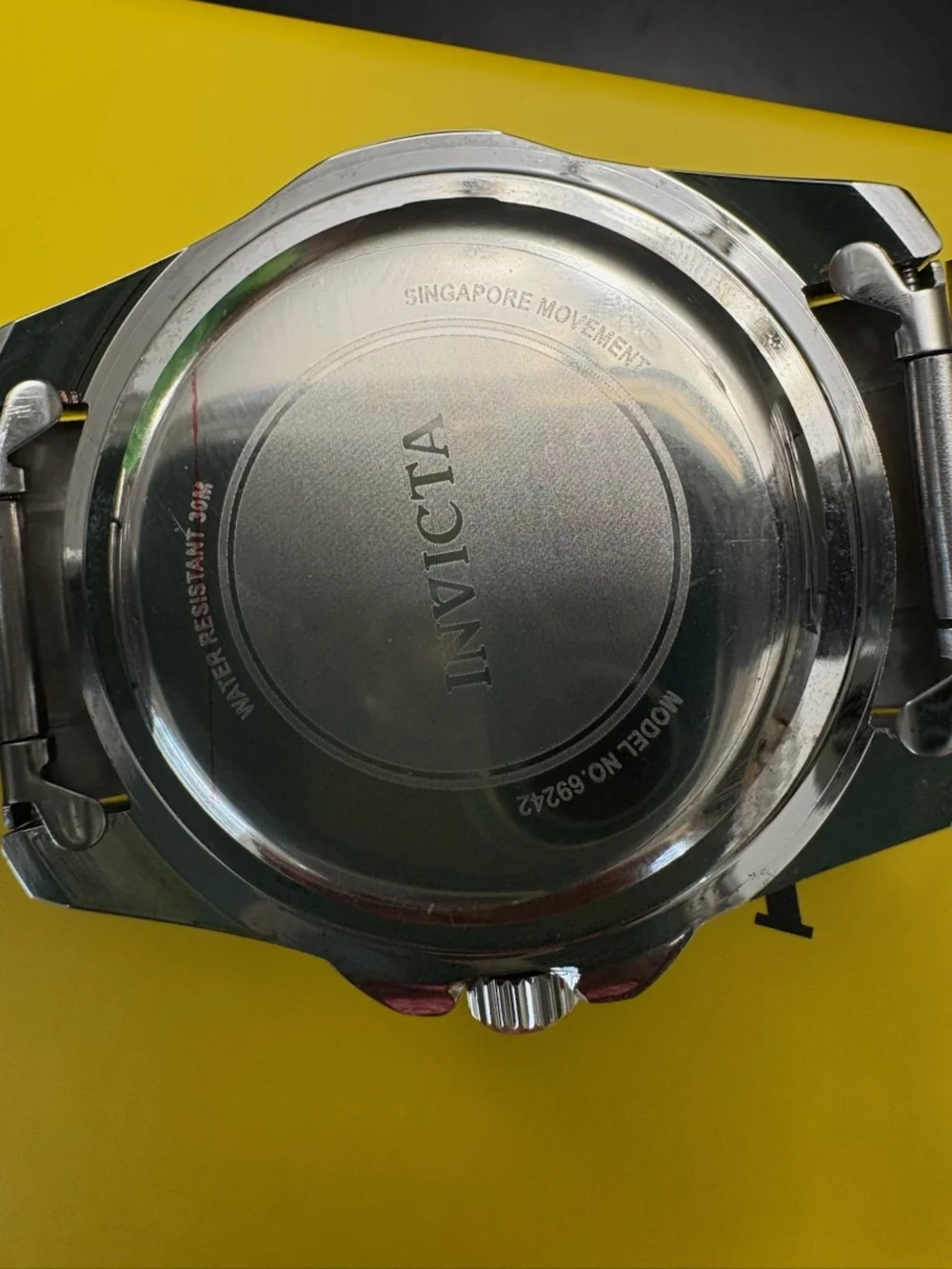Invicta Men's Black and Silver Stainless Steel Dive Watch
